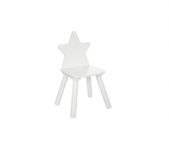 ATMOSPHERA dječija stolica doucer zvijezda bijela 32x29.5x50CM