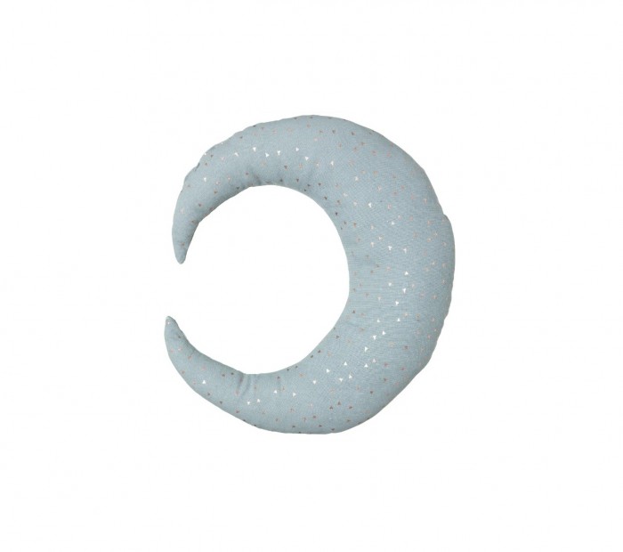 ATMOSPHERA dječiji ukrasni jastuk mjesec plavi 32x28x10CM
