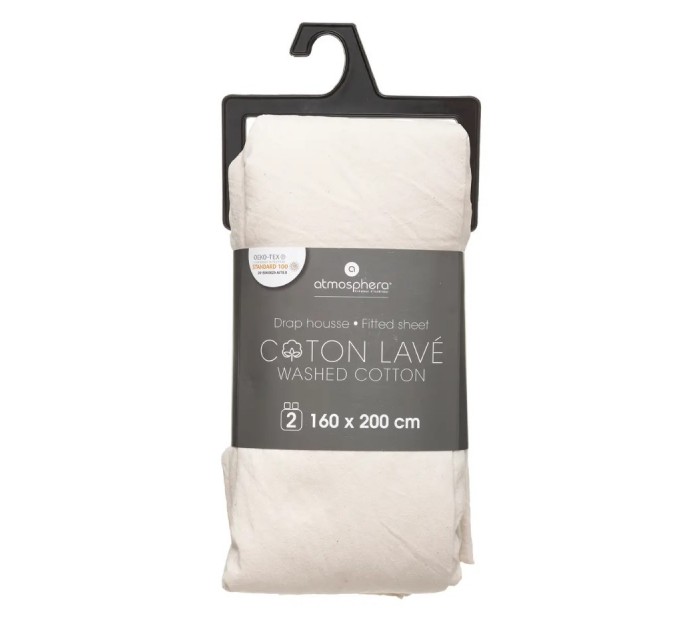 ATMOSPHERA pamučna plahta sa gumom 160x200cm