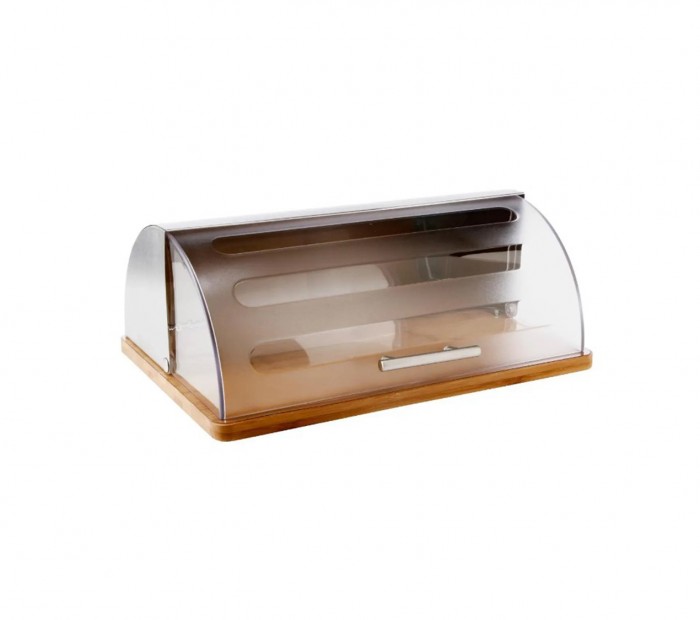 FIVE kutija za hljeb INOX-BAMBUS