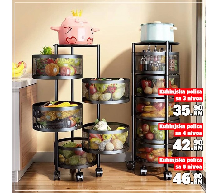 Polica sa 4 nivoa AD23-997B