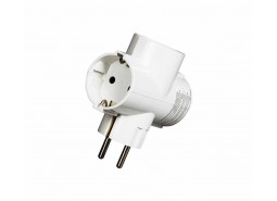 COMMEL trostruki "T" razdjelnik 6338-3 bijeli