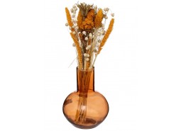 ATMOSPHERA vaza sa suhim cvijećem 10x27CM