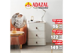 PVC ormar sa 2 ladice AD23-1010A